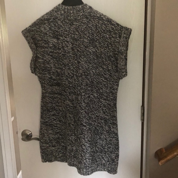 Express Shaker Stitch Sweater Coat Marled Grey - Picture 6 of 7